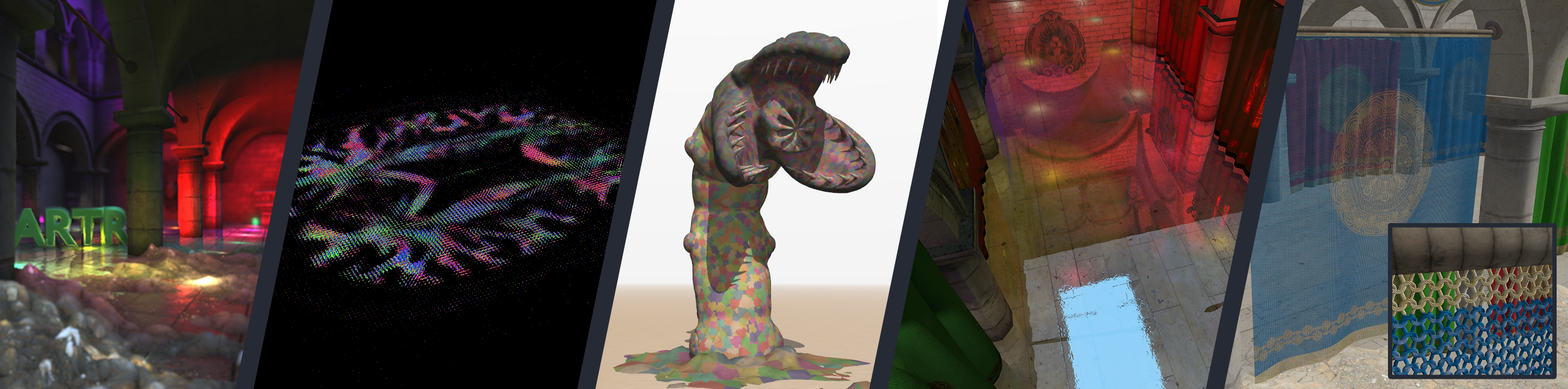 Screenshot of my work in the last couple of years